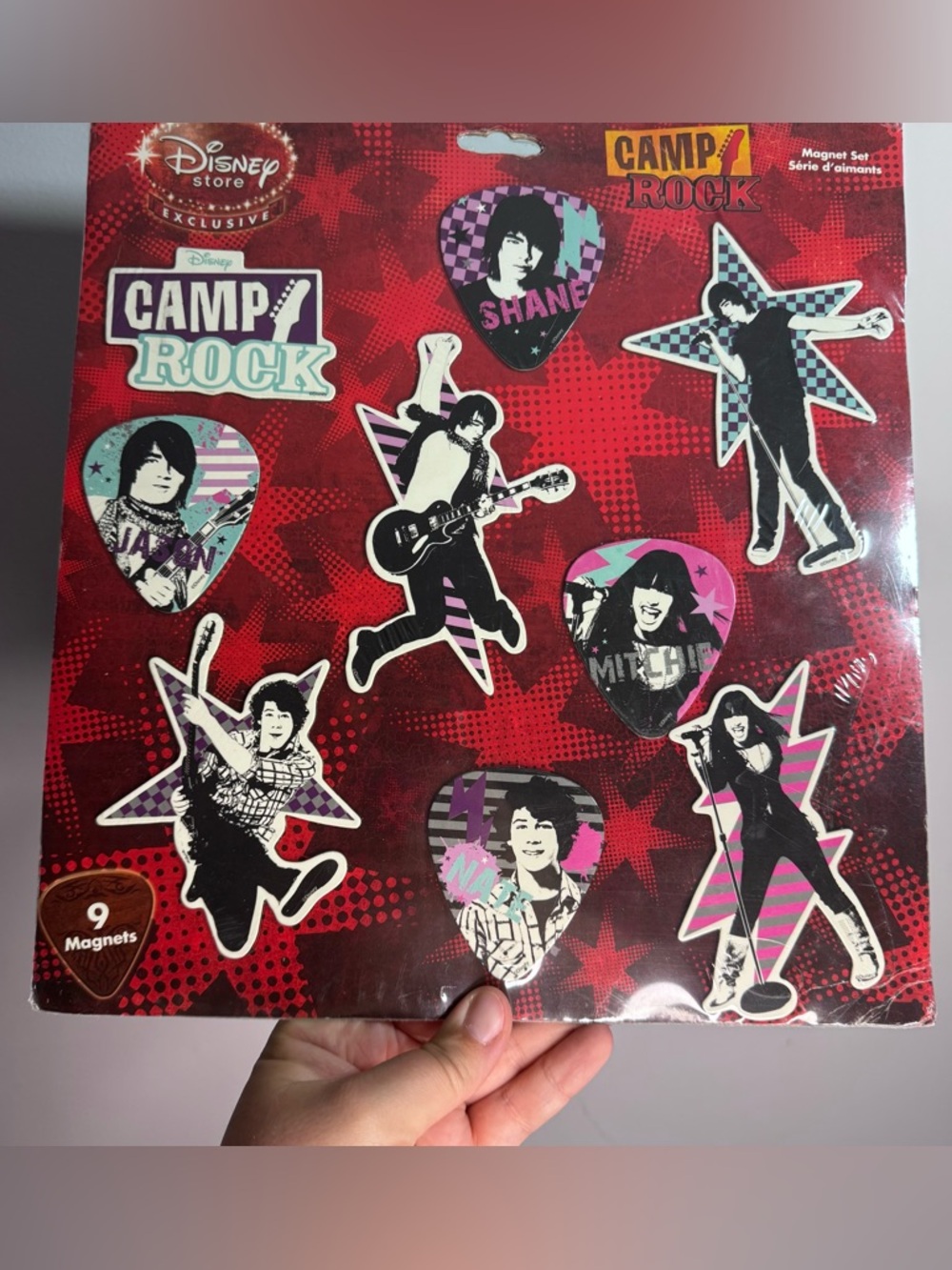 Disney Store Exclusive Camp Rock 9 Magnet Set Shane Mitchie Jason New Sealed